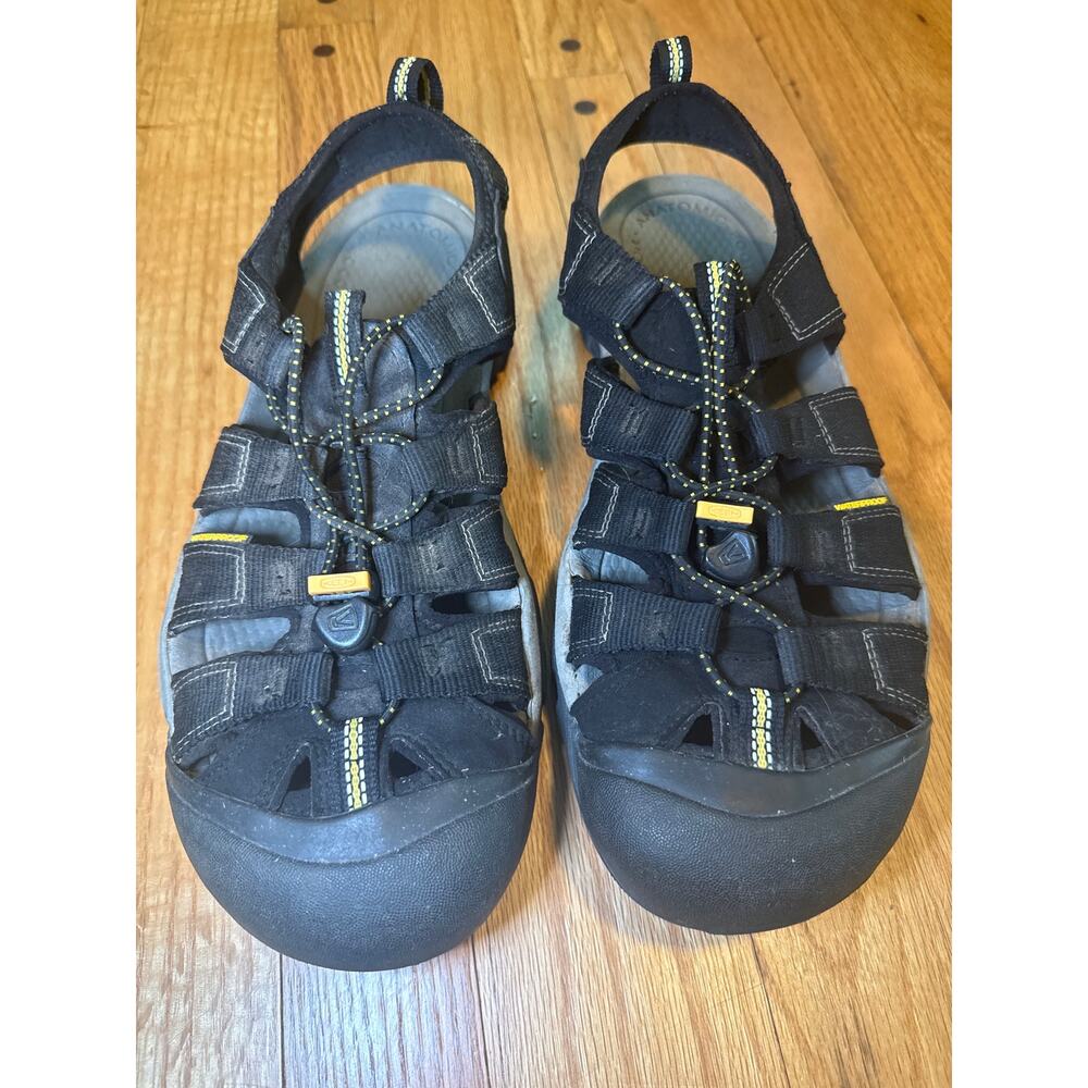 Keen Newport H2 Black Waterproof Fisherman Hiking Sport Sandals Men's US 11.5